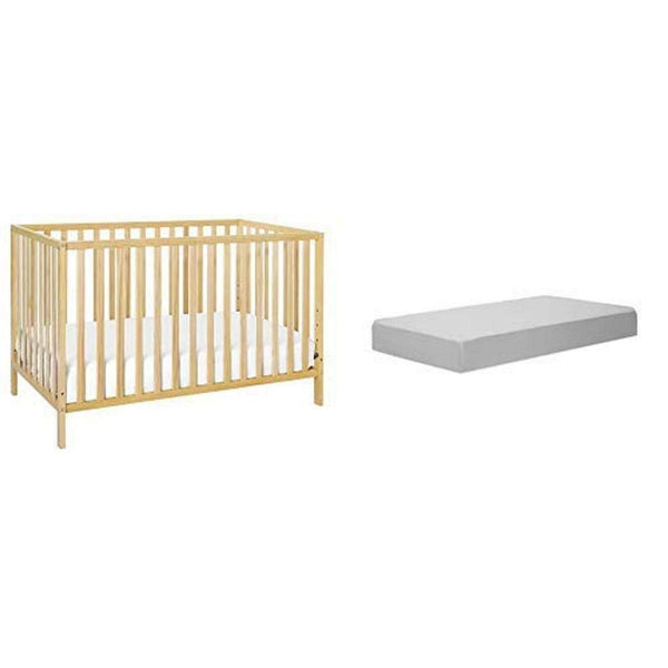 Union Convertible Crib and Toddler Mattress (Natural)